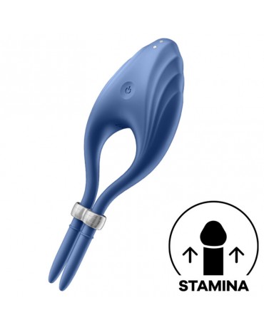 SATISFYER - ANELLO VIBRATORE DUELIST GRIGIO 2