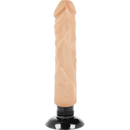 BASECOCK - VIBRATORE REALISTICO 2-1 NERO 20 CM -O- 4 CM