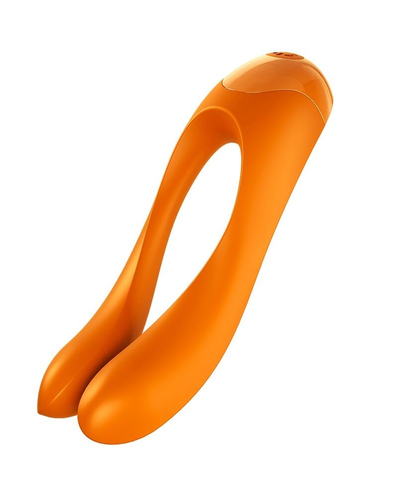SATISFYER - VIBRATORE DA DITO CANDY CANE NERO