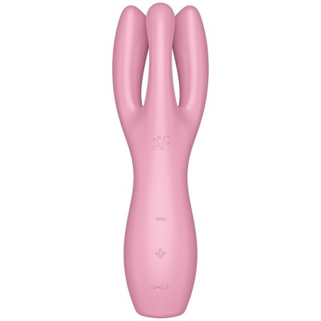 SATISFYER - VIBRATORE THREESOME 3 MENTA