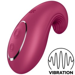 SATISFYER - VIBRATORE DA APPOGGIO DIPPING DELIGHT ROSSO 2