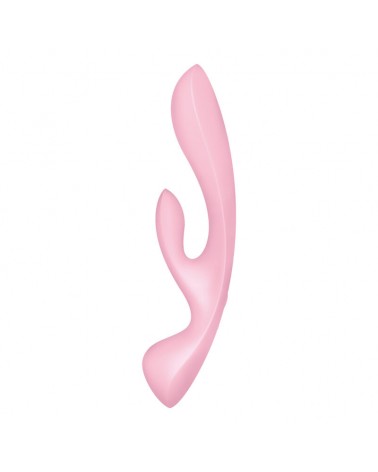 SATISFYER - TRIPLE OH VIBRAZIONE IBRIDA BLU