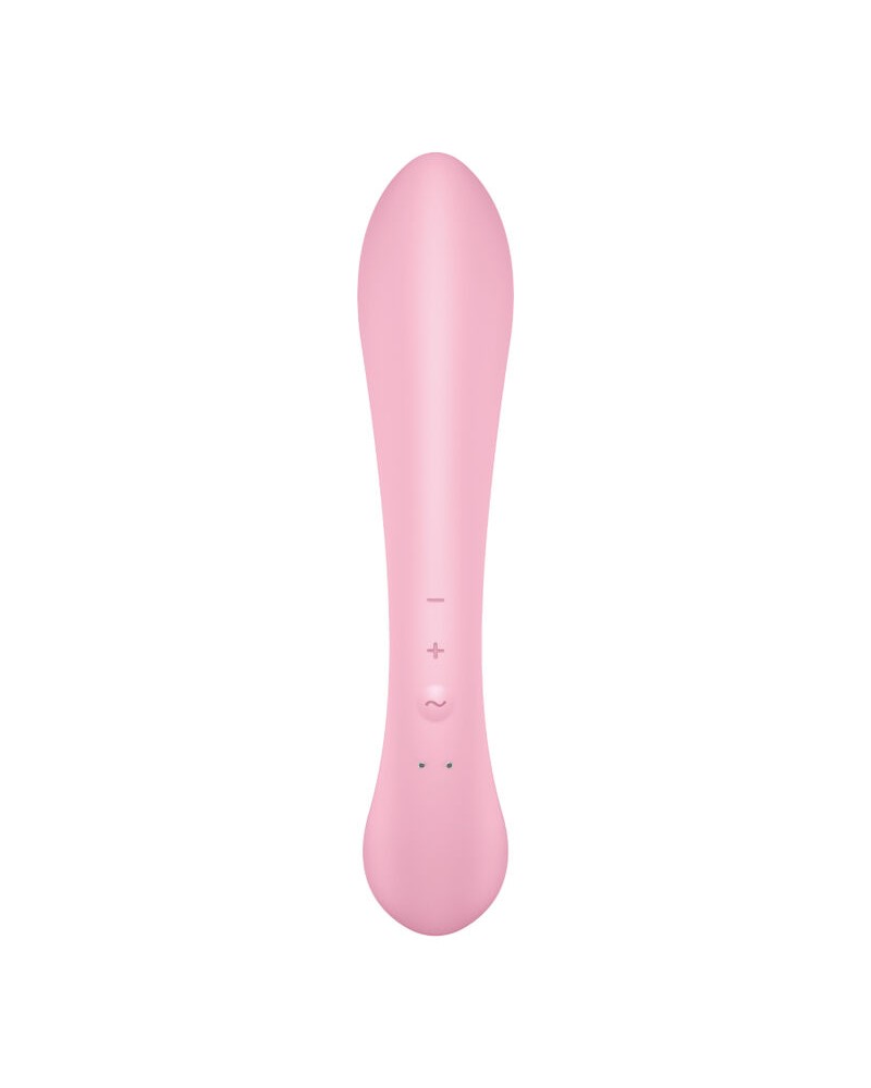 SATISFYER - TRIPLE OH VIBRAZIONE IBRIDA BLU
