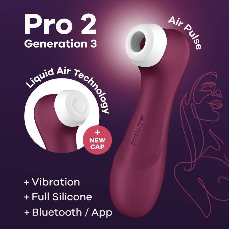 SATISFYER - PRO 2 GENERAZIONE 3 BLUETOOTH LILLA E APP