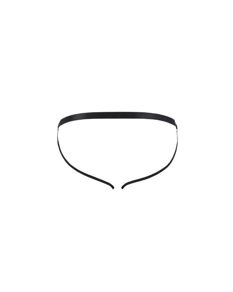 PASSION - 034 SLIP APERTO LUKE NERO L/XL