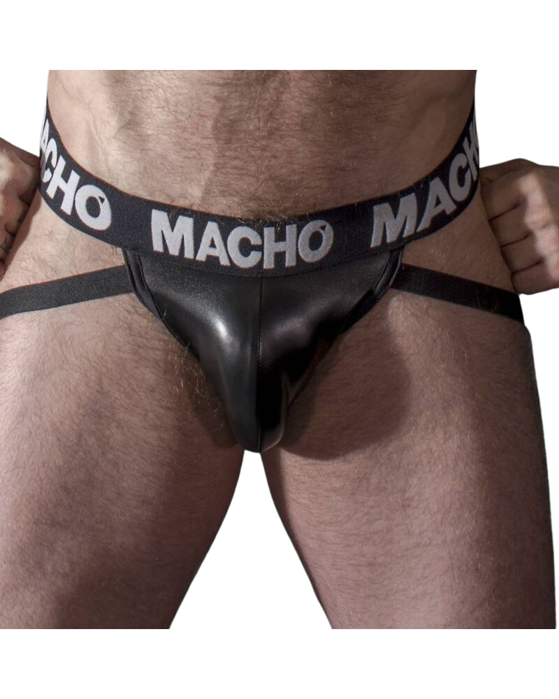 MACHO - MX25NC JOCK NERO PELLE XL