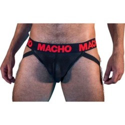 MACHO - MX26X2 JOCK NERO/ROSSO XL 2