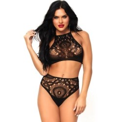 LEG AVENUE - SET 2 PEZZI TOP E SLIP S/M 2