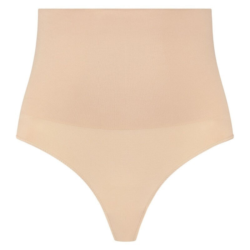 BYE-BRA - FAJA SENZA CUCITURE STILE PERIZOMA BEIGE MISURARE XXL