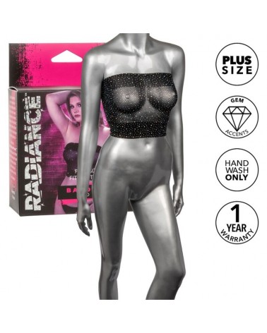 CALEXOTICS - RADIANCE BANDEAU TOP RHINE PLUS TAGLIA