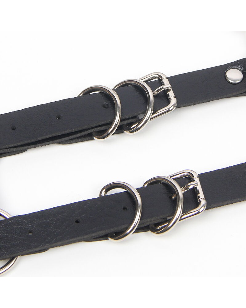 SUBBLIME - PETTORINA CON CINGHIE E CATENA DETTAGLI TAGLIA UNICA