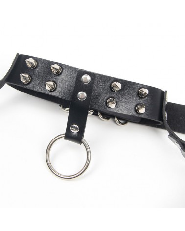 SUBBLIME - IMBRAGATURA REGGISENO E COLLANA CON CATENE TAGLIA UNICA