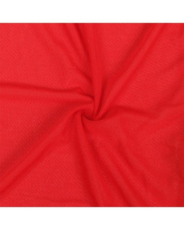 SUBBLIME - VESTAGLIA IN TESSUTO TRASPARENTE CON DETTAGLI IN PIZZO ROSSO L/XL