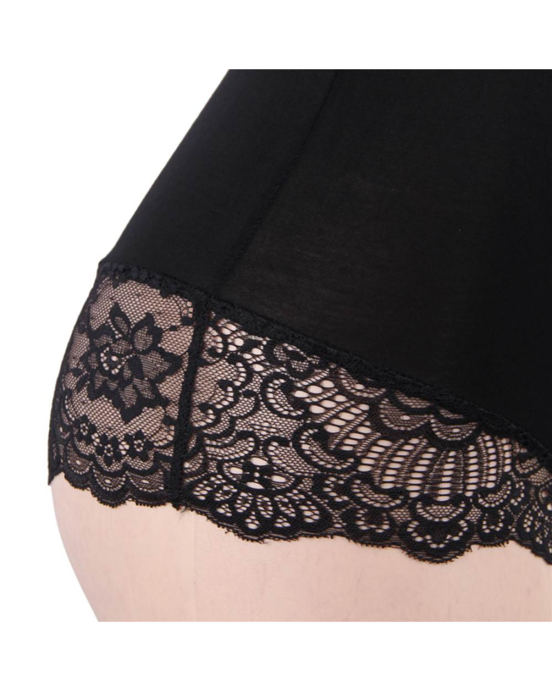 SUBBLIME - ORSACCHIOTTO CON DETTAGLI IN PIZZO FLOREALE NERO S/M