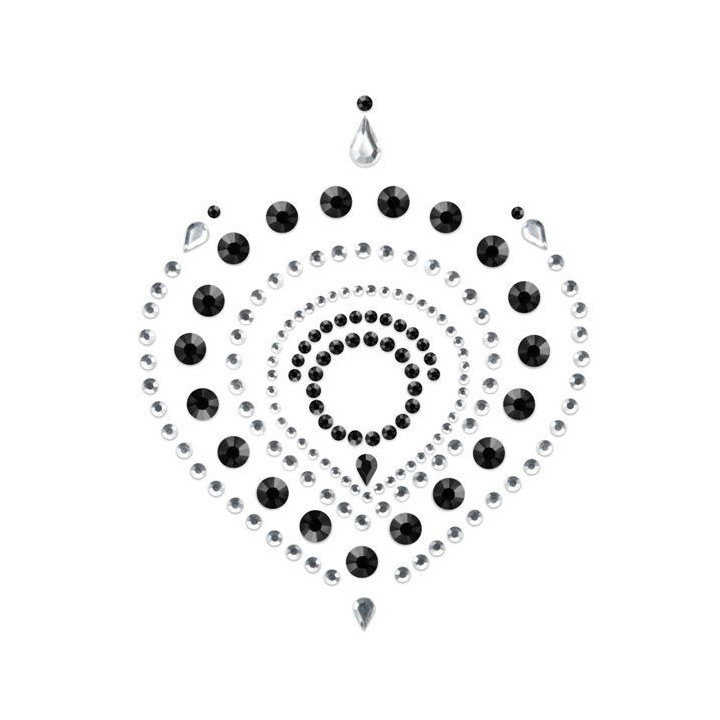 BIJOUX - INDISCRETS FLAMBOYANT NERO  ARGENTO