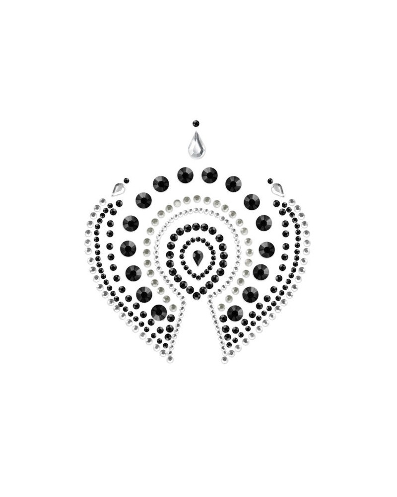 BIJOUX - INDISCRETS FLAMBOYANT NERO  ARGENTO