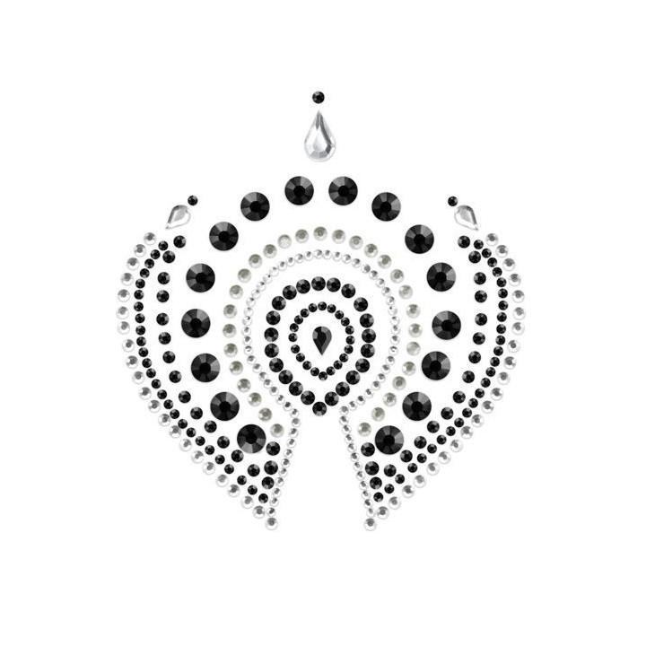 BIJOUX - INDISCRETS FLAMBOYANT NERO  ARGENTO