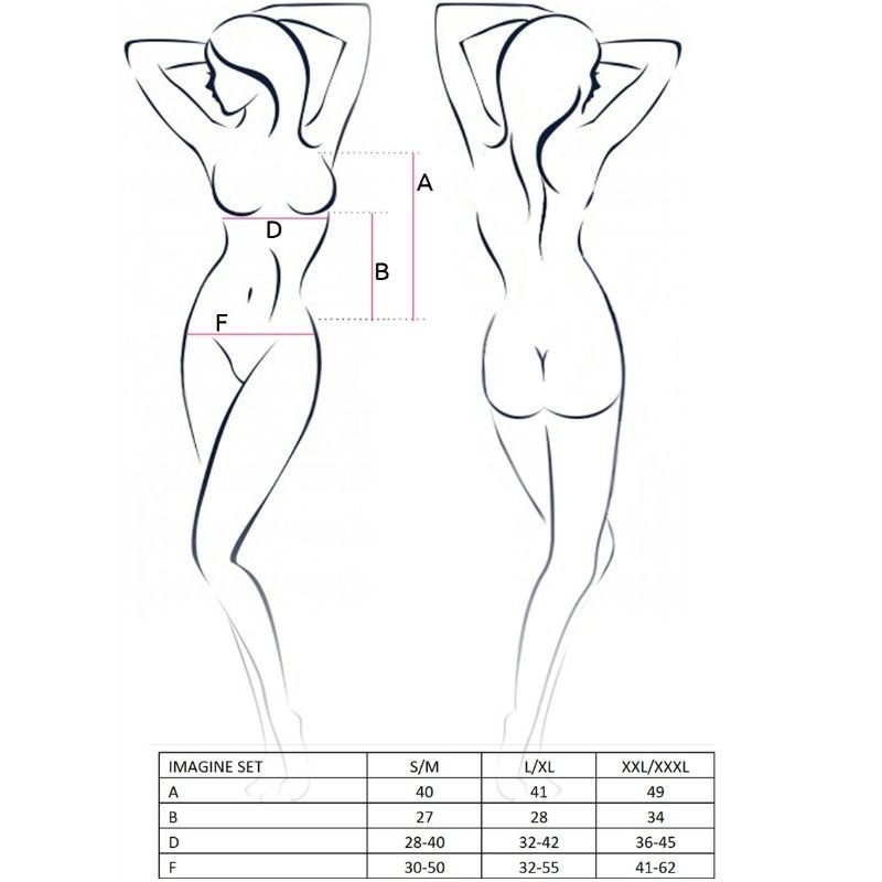 PASSION - SET DONNA IMAGINE TAGLIA L/XL