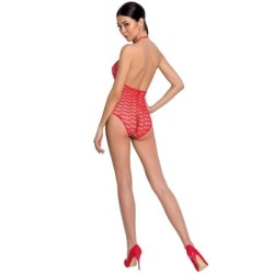 PASSION - WOMAN BS087 BODYSTOCKING ROSSO TAGLIA UNICA 2