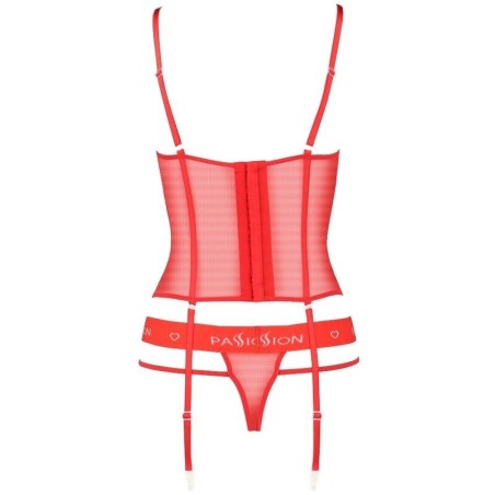 PASSION - CORSETTO KYOKA - ROSSO L/XL