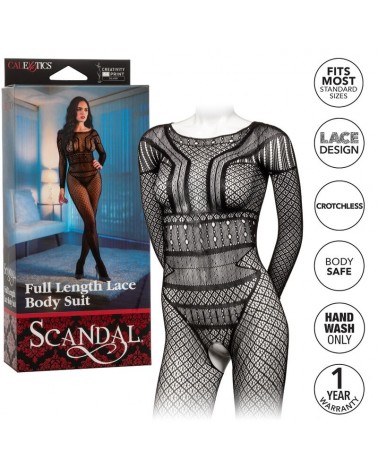 CALEXOTICS - BODY IN PIZZO TAGLIA UNICA