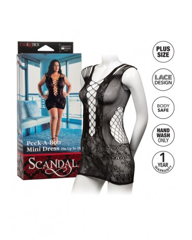 CALEXOTICS - MINI ABITO PEEK-A-BOO TAGLIA FORTE