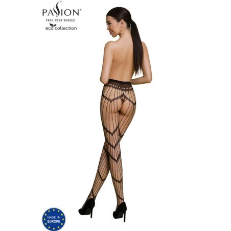 PASSION - COLLEZIONE ECO BODYSTOCKING ECO S006 BIANCO
