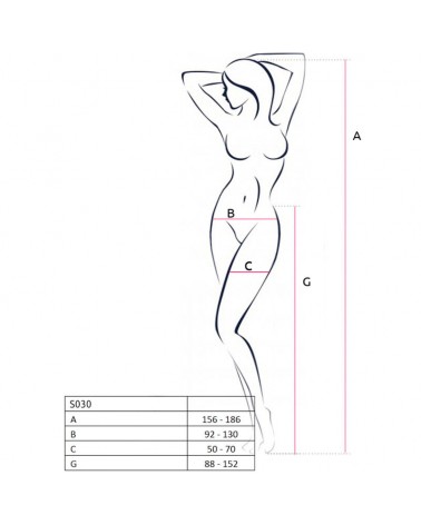 PASSION - S030 CALZE BIANCHE CON GIARRETTIERA TAGLIA UNICA