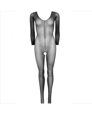 LEG AVENUE - BODYSTOCKING MANICA LUNGA NERO