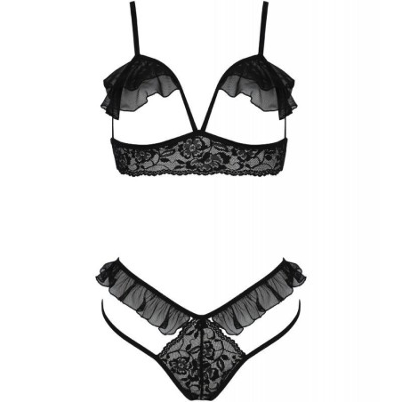 PASSION - DOLLY SET DUE PEZZI NERO L/XL