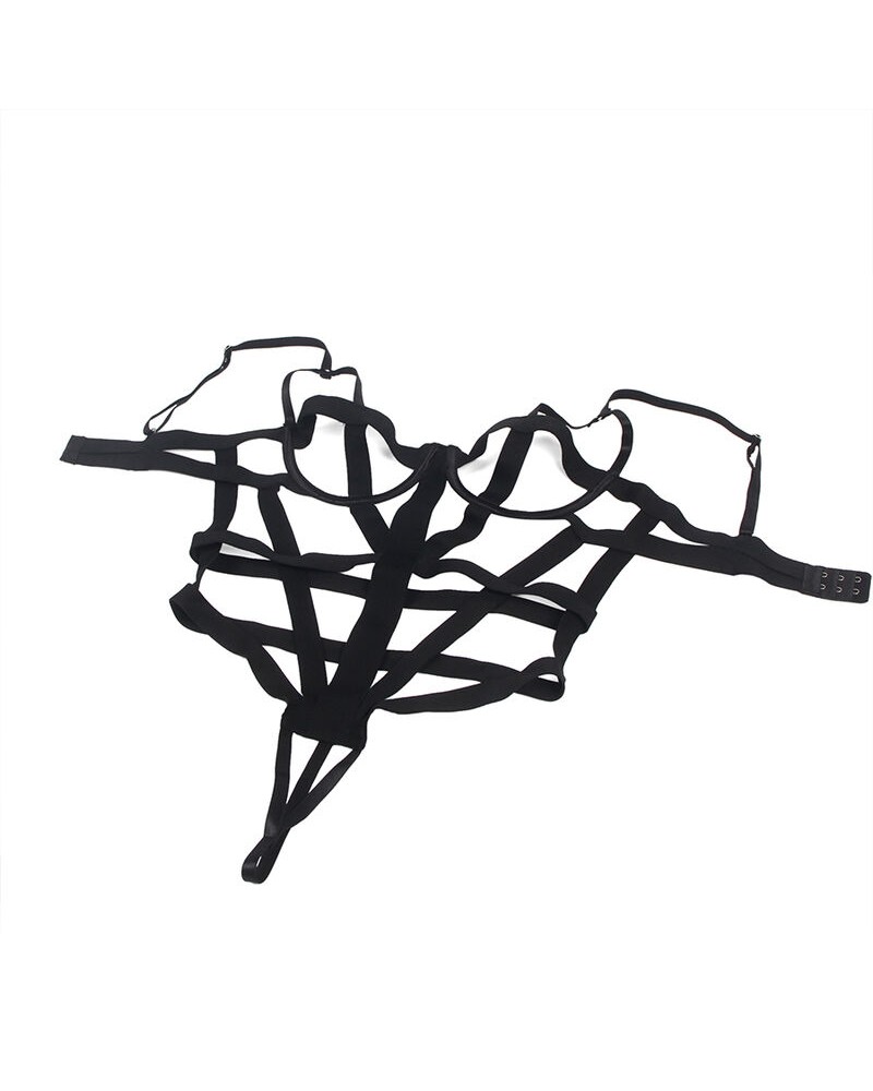 SUBBLIME - CORPO SEXY CON RITAGLI NERO L/XL