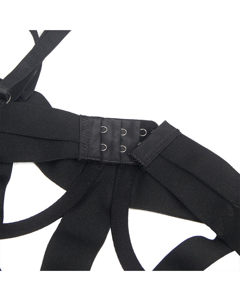 SUBBLIME - CORPO SEXY CON RITAGLI NERO L/XL