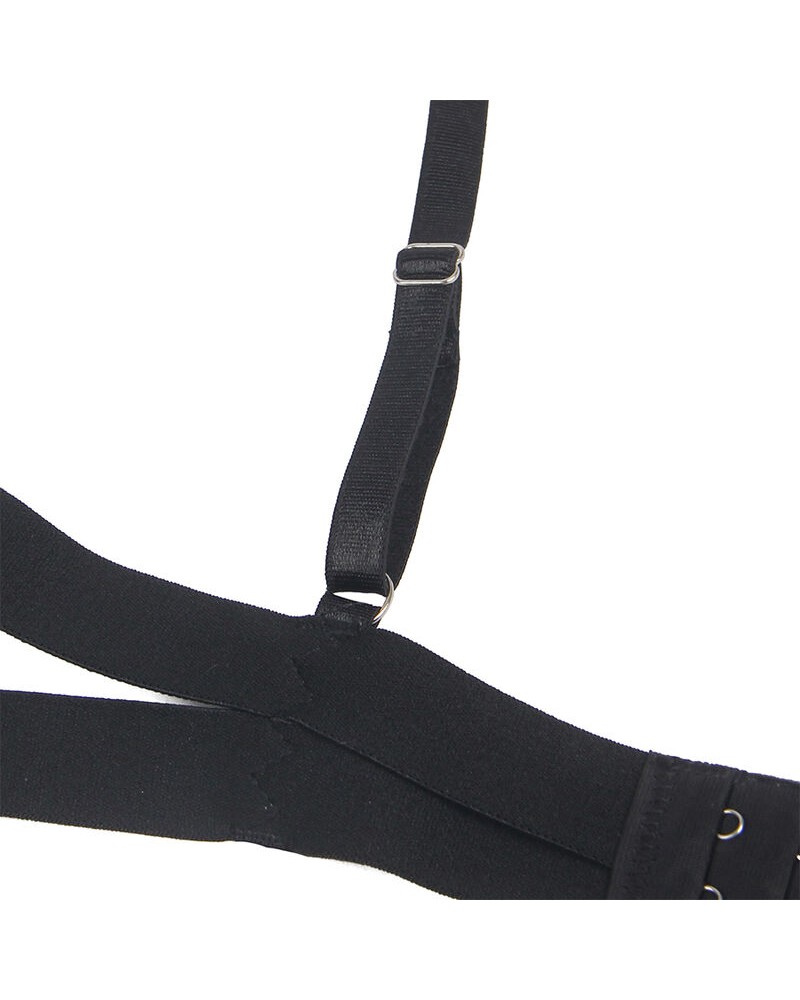 SUBBLIME - CORPO SEXY CON RITAGLI NERO L/XL