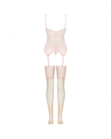 LIVCO CORSETTI FASHION - SET PERSINNE PESCA CORSETTO + SLIP + CALZE