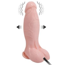 BAILE - DILDO VIBRANTE E GONFIABILE REALISTICO 18.8 CM 2