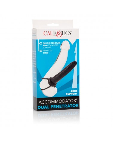 CALEXOTICS - ACCOMMODATOR DOPPIO PENETRATORE NERO