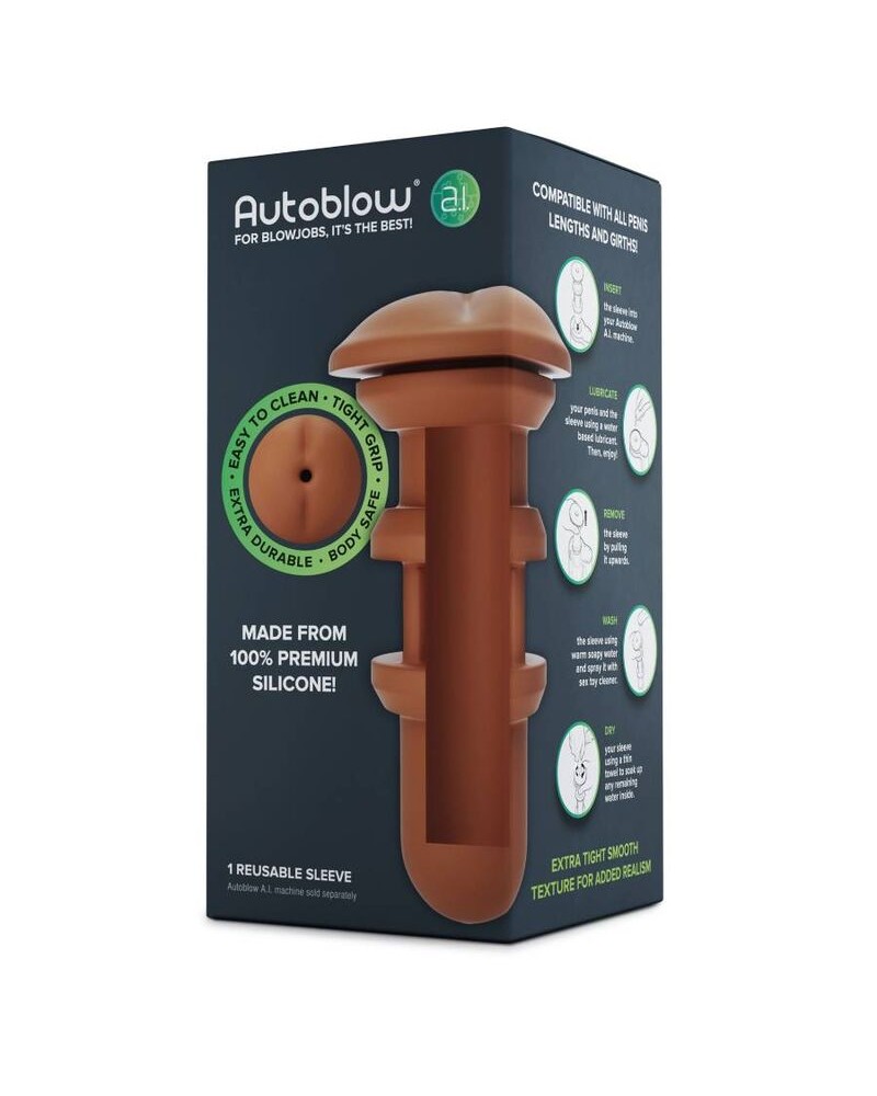 AUTOBLOW - AI ANUS SLEEVE MARRONE