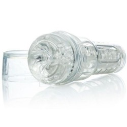 FLESHLIGHT - GO MASTURBADOR TORQUE ICE + LANCIO UNIVERSALE + LUBRIFICANTE DI QUALITÀ AQUA 50 ML 2