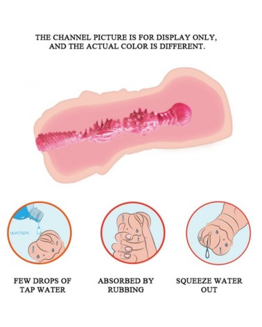 CRAZY BULL - MASTURBADOR VAGINA CON PELLE ACQUATA CON PROIETTILI VIBRANTI