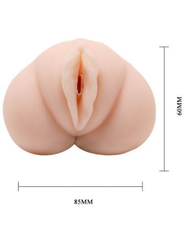 CRAZY BULL - MASTURBADOR VAGINA CON PELLE ACQUATA CON PROIETTILI VIBRANTI