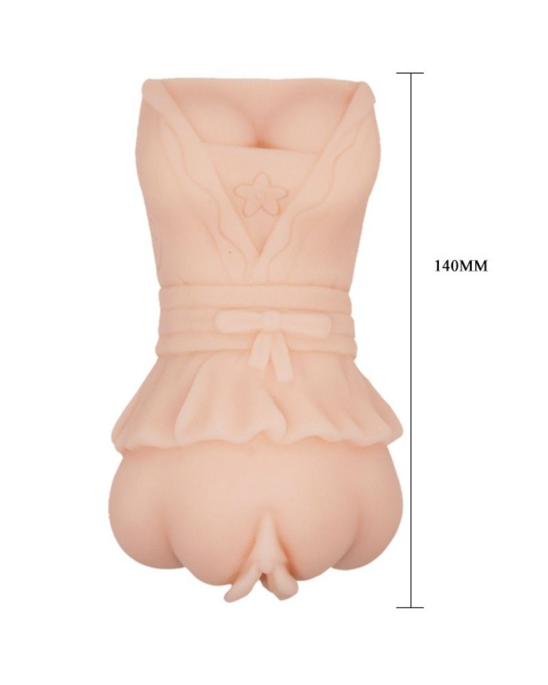 CRAZY BULL - MASTURBADOR VAGINA CON PELLE ACQUATA CON PROIETTILI VIBRANTI