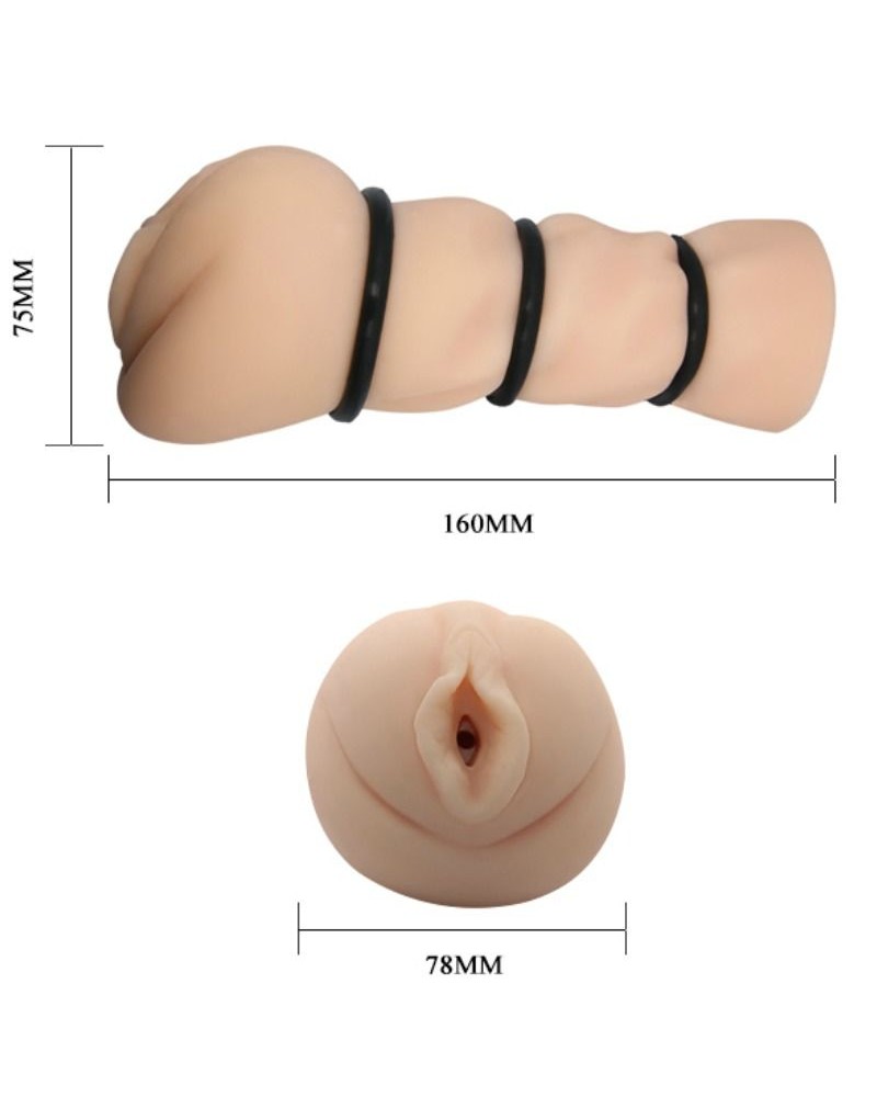 CRAZY BULL - MASTURBATORE VAGINA CON ANELLI