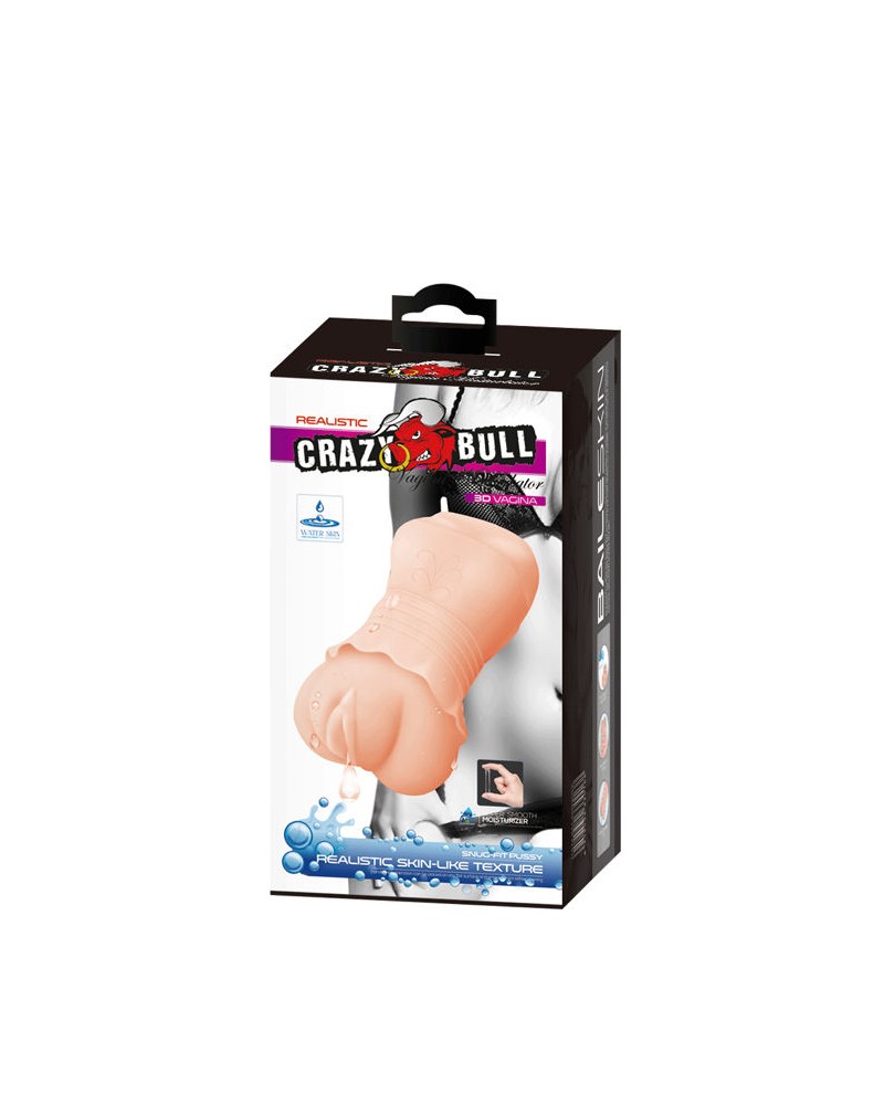 CRAZY BULL - MASTURBADOR PELLE ACQUA MODELLO VAGINA 2