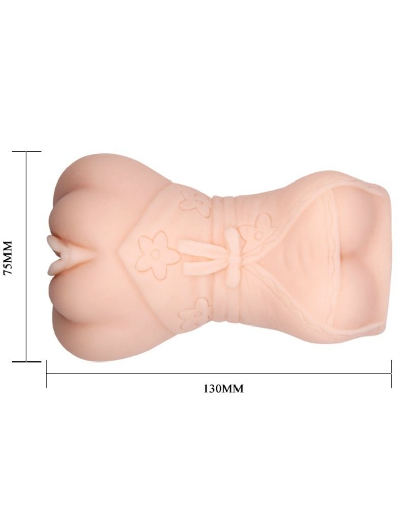 CRAZY BULL - MASTURBADOR PELLE ACQUA MODELLO VAGINA 4