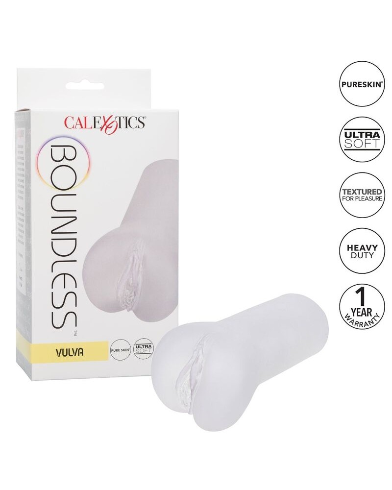 CALEXOTICS - BOUNDLESS VULVA STROKER TRASPARENTE