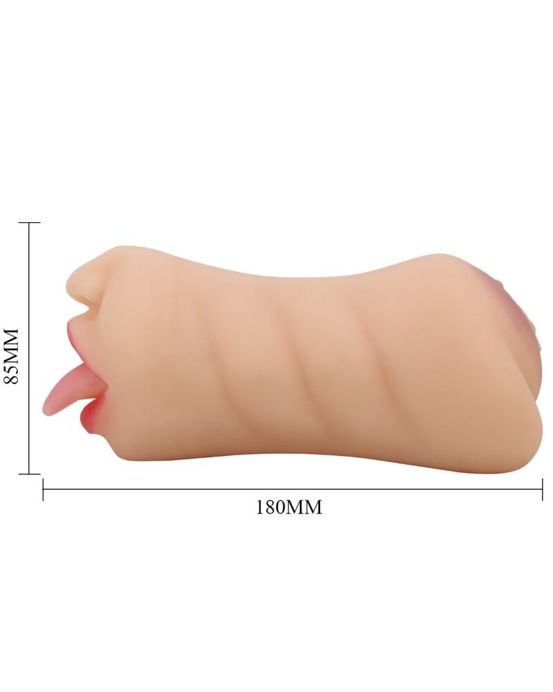 CRAZY BULL - MASTUBADOR A FORMA DI SARAH VAGINA DOPPIA ENTRATA