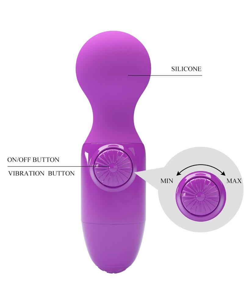 PRETTY LOVE - MINI MASSAGGIATORE PERSONALE VIOLA