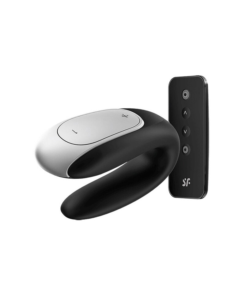 SATISFYER - VIBRATORE DOUBLE FUN PARTNER NERO