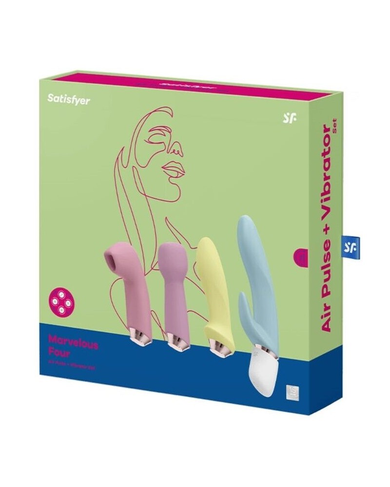 SATISFYER - MARVELOUS FOUR SET VIBRATORE E IMPULSO