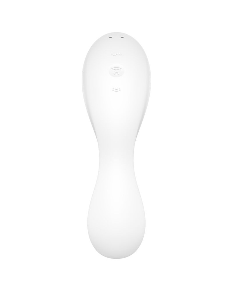SATISFYER - STIMOLATORE E VIBRATORE CURVY TRINITY 5 AIR PULSE BLU
